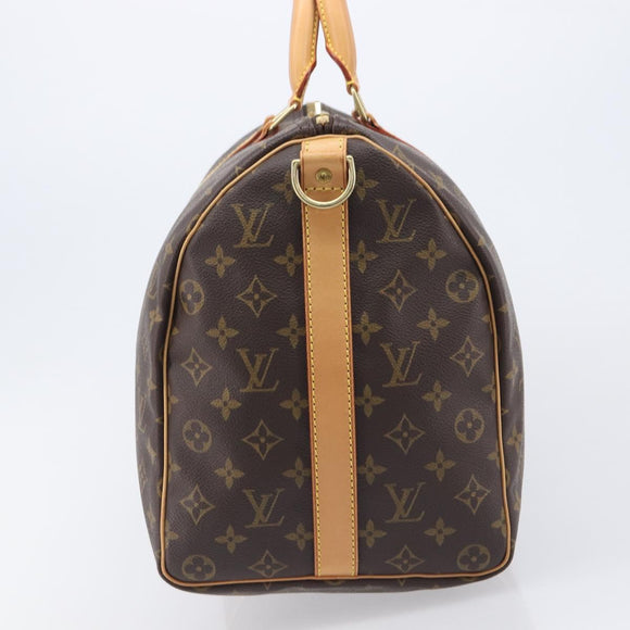 LOUIS VUITTON Monogram Keepall Bandouliere 45 Boston Bag M41418 LV Auth BA15849A