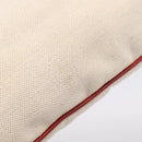 GUCCI Horsebit Shoulder Bag Canvas Ivory Gold 137592 Auth BA15852A-14