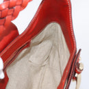 GUCCI Horsebit Shoulder Bag Canvas Ivory Gold 137592 Auth BA15852A-19