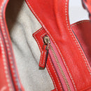 GUCCI Horsebit Shoulder Bag Canvas Ivory Gold 137592 Auth BA15852A-21