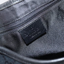 GUCCI GG Canvas Shoulder Bag Black Silver 001 3306 Auth BA15854V-18