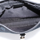 GUCCI GG Canvas Shoulder Bag Black Silver 001 3306 Auth BA15854V-10