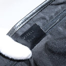 GUCCI GG Canvas Shoulder Bag Black Silver 001 3306 Auth BA15854V-11