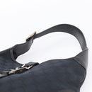 GUCCI GG Canvas Shoulder Bag Black Silver 001 3306 Auth BA15854V-8