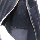 CELINE Luggage Nano Hand Bag Leather 2way Blue Gold Auth BA15855M-23