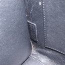 CELINE Luggage Nano Hand Bag Leather 2way Blue Gold Auth BA15855M-11