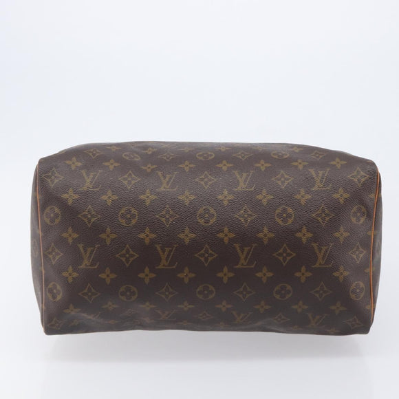 LOUIS VUITTON Monogram Speedy 35 Hand Bag M41524 LV Auth BA15856A