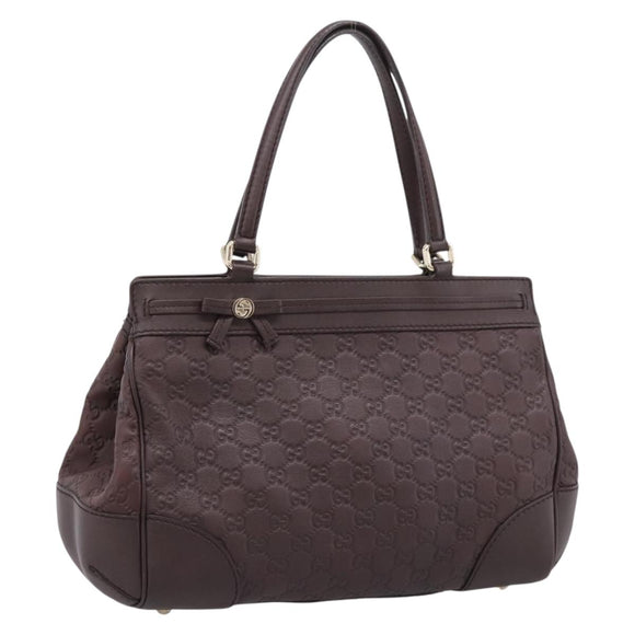 GUCCI GG Canvas Guccissima Tote Bag Brown Gold 257068 Auth BA15857V