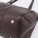 GUCCI GG Canvas Guccissima Tote Bag Brown Gold 257068 Auth BA15857V-10