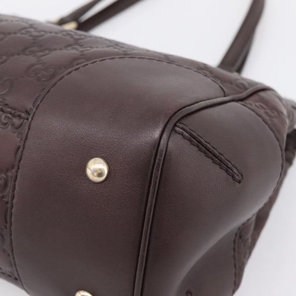 GUCCI GG Canvas Guccissima Tote Bag Brown Gold 257068 Auth BA15857V