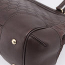 GUCCI GG Canvas Guccissima Tote Bag Brown Gold 257068 Auth BA15857V-12
