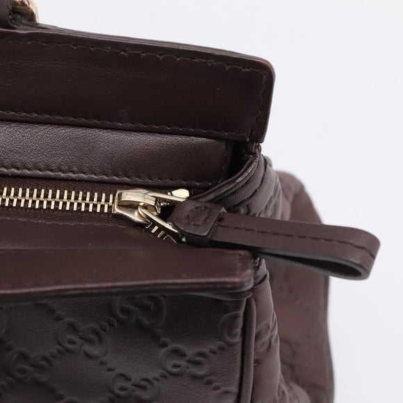 GUCCI GG Canvas Guccissima Tote Bag Brown Gold 257068 Auth BA15857V