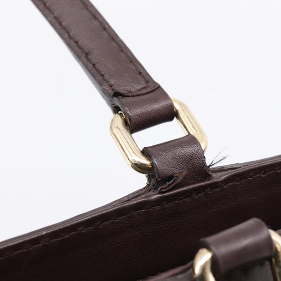 GUCCI GG Canvas Guccissima Tote Bag Brown Gold 257068 Auth BA15857V