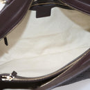 GUCCI GG Canvas Guccissima Tote Bag Brown Gold 257068 Auth BA15857V-17