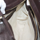 GUCCI GG Canvas Guccissima Tote Bag Brown Gold 257068 Auth BA15857V-18