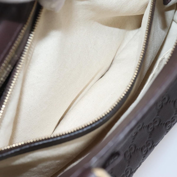 GUCCI GG Canvas Guccissima Tote Bag Brown Gold 257068 Auth BA15857V