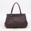 GUCCI GG Canvas Guccissima Tote Bag Brown Gold 257068 Auth BA15857V-27