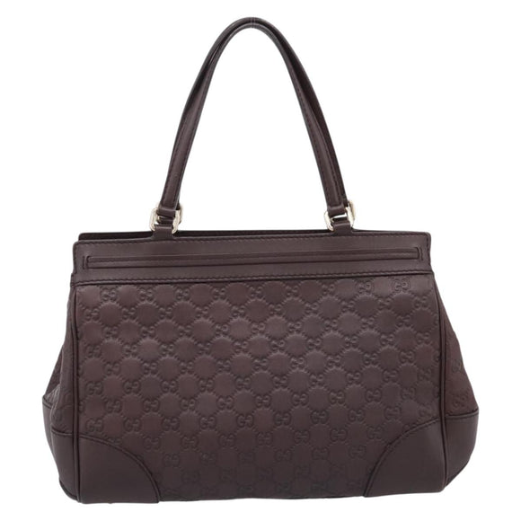 GUCCI GG Canvas Guccissima Tote Bag Brown Gold 257068 Auth BA15857V