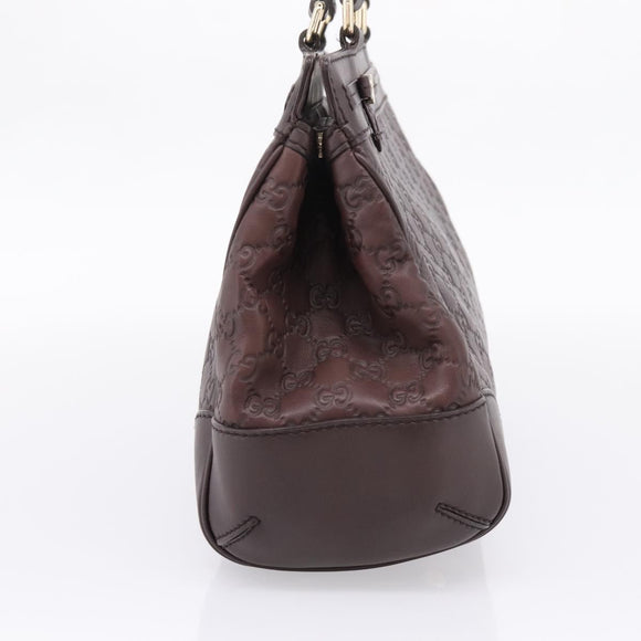 GUCCI GG Canvas Guccissima Tote Bag Brown Gold 257068 Auth BA15857V