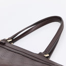 GUCCI GG Canvas Guccissima Tote Bag Brown Gold 257068 Auth BA15857V-8