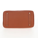 HERMES Birkin 35 Hand Bag Taurillon Leather Brown Gold Auth BA15860SM-5