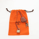 HERMES Birkin 35 Hand Bag Taurillon Leather Brown Gold Auth BA15860SM-11