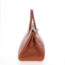 HERMES Birkin 35 Hand Bag Taurillon Leather Brown Gold Auth BA15860SM-4