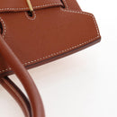 HERMES Birkin 35 Hand Bag Taurillon Leather Brown Gold Auth BA15860SM-7