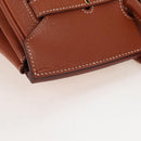 HERMES Birkin 35 Hand Bag Taurillon Leather Brown Gold Auth BA15860SM-9