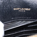 Saint Laurent Chain Shoulder Bag Leather Black Gold Auth BA15862M-21