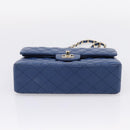 CHANEL Matelasse 23 Chain Shoulder Bag Lamb Skin Blue Gold CC Auth BA15863SAM-9