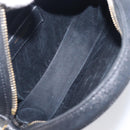 Saint Laurent Chain Shoulder Bag Leather Black Gold Auth BA15866M-18