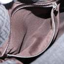 FENDI Zucchino Canvas Mamma Baguette Shoulder Bag Gray Silver Auth BA15868V-23