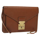 LOUIS VUITTON Epi Serie Dragonne Hand Bag Zipangu Gold M52618 LV Auth BA1587-1