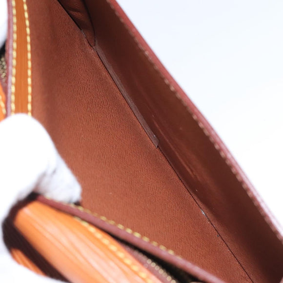 LOUIS VUITTON Epi Serie Dragonne Hand Bag Zipangu Gold M52618 LV Auth BA1587