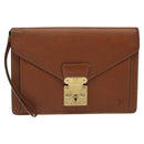 LOUIS VUITTON Epi Serie Dragonne Hand Bag Zipangu Gold M52618 LV Auth BA1587-13