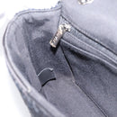 CHANEL Chain Shoulder Bag Denim Black Silver CC Auth BA15871SM-23