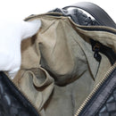 Bottega Veneta INTRECCIATO Shoulder Bag Leather Black Gold 115658 Auth BA15872-21