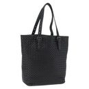 Bottega Veneta INTRECCIATO Tote Bag Leather Black 270917 Auth BA15873-1