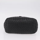 Bottega Veneta INTRECCIATO Tote Bag Leather Black 270917 Auth BA15873-12