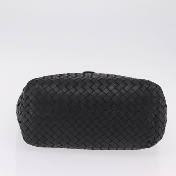 Bottega Veneta INTRECCIATO Tote Bag Leather Black 270917 Auth BA15873
