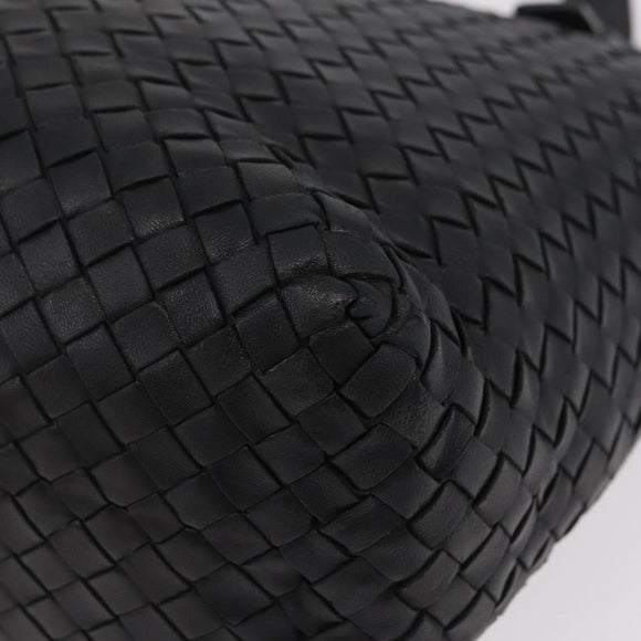 Bottega Veneta INTRECCIATO Tote Bag Leather Black 270917 Auth BA15873