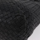 Bottega Veneta INTRECCIATO Tote Bag Leather Black 270917 Auth BA15873-16