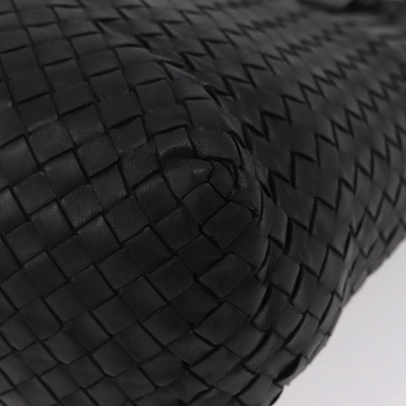 Bottega Veneta INTRECCIATO Tote Bag Leather Black 270917 Auth BA15873