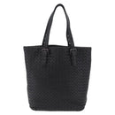 Bottega Veneta INTRECCIATO Tote Bag Leather Black 270917 Auth BA15873-2