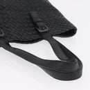 Bottega Veneta INTRECCIATO Tote Bag Leather Black 270917 Auth BA15873-7