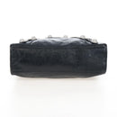 Balenciaga Le City Small Hand Bag Leather 2way Black 866029 Auth BA15875SAM-5