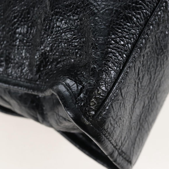 Balenciaga Le City Small Hand Bag Leather 2way Black 866029 Auth BA15875SAM