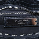Balenciaga Le City Small Hand Bag Leather 2way Black 866029 Auth BA15875SAM-26