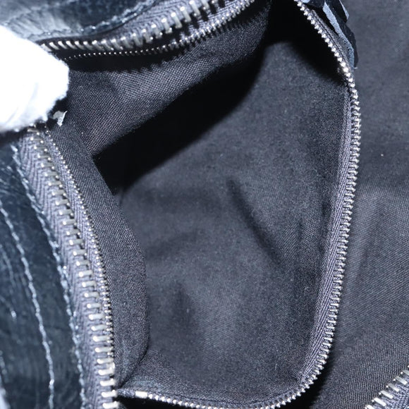 Balenciaga Le City Small Hand Bag Leather 2way Black 866029 Auth BA15875SAM